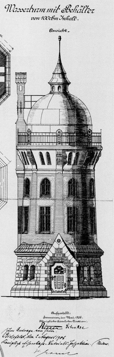1906_Wasserturm_Seite
