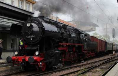 28. April 2018 - Mit 01 150 unterwegs zum "Dampfspektakel in Trier"